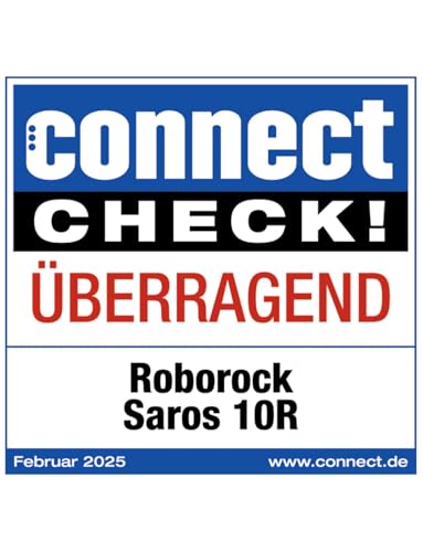 Roborock Saros 10R Saugroboter mit Wischfunktion, Ultra-Slim 7,98 cm, StarSight 2.0, Zero-Tangle