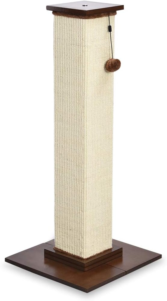 Hoher Katzen-Kratzbaum – Stabiler und hochwertiger Kletterbaum aus Holz (41 x 89 x 41 cm)