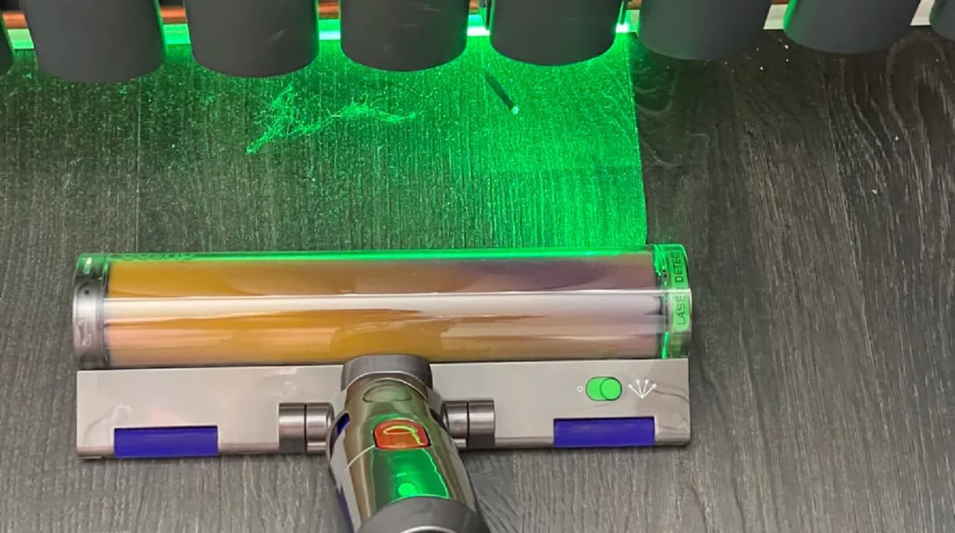 Dyson V15 Detect Absolute – Akkustaubsauger, Silber
