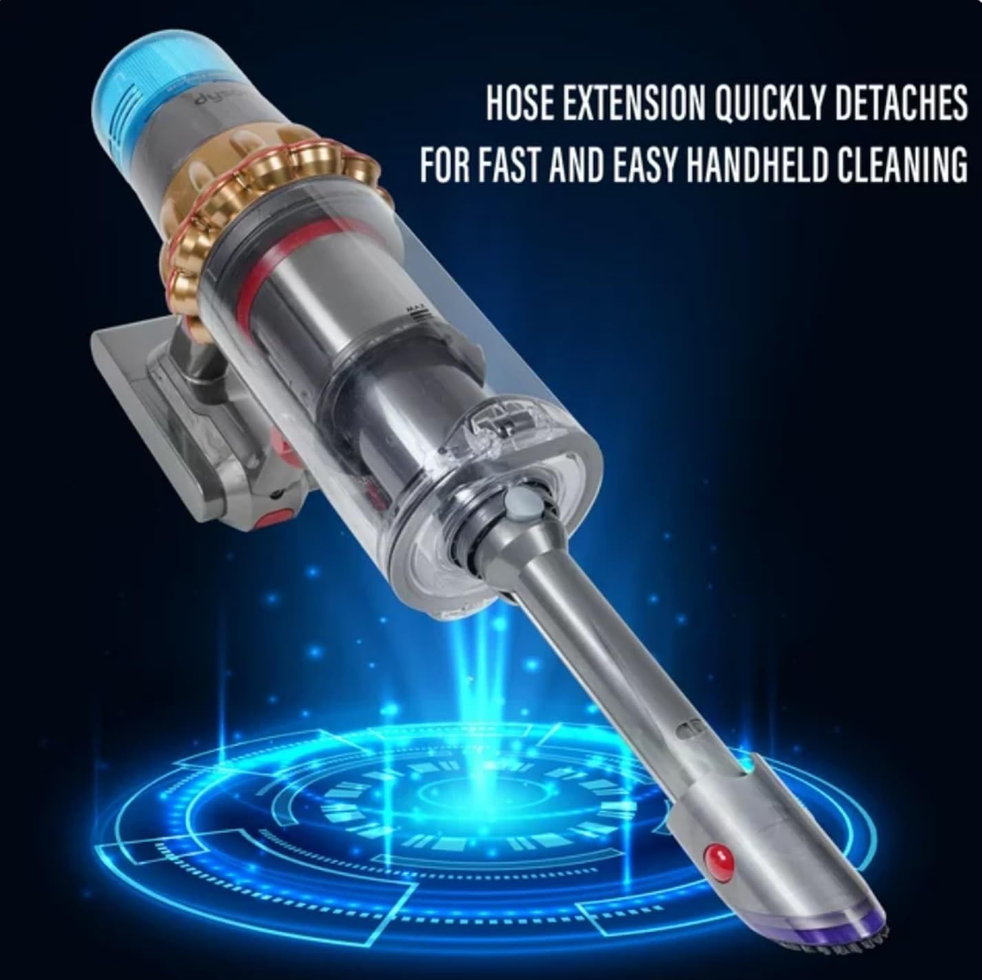 Dyson V15 Detect Absolute – Akkustaubsauger, Silber