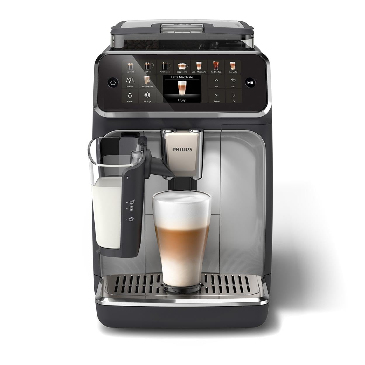 Kaffeevollautomat – LatteGo Milchsystem, 20 heiße & kalte Spezialitäten