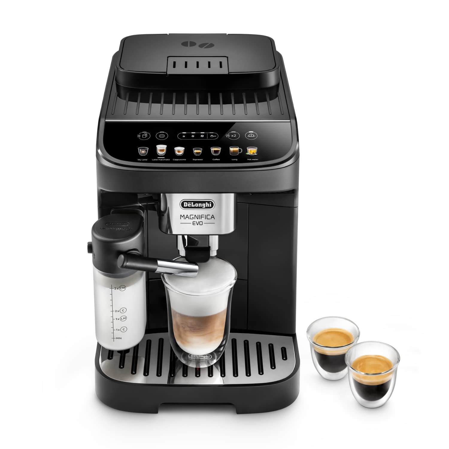 Kaffeevollautomat – LatteCrema Milchsystem, 7 Direktwahltasten