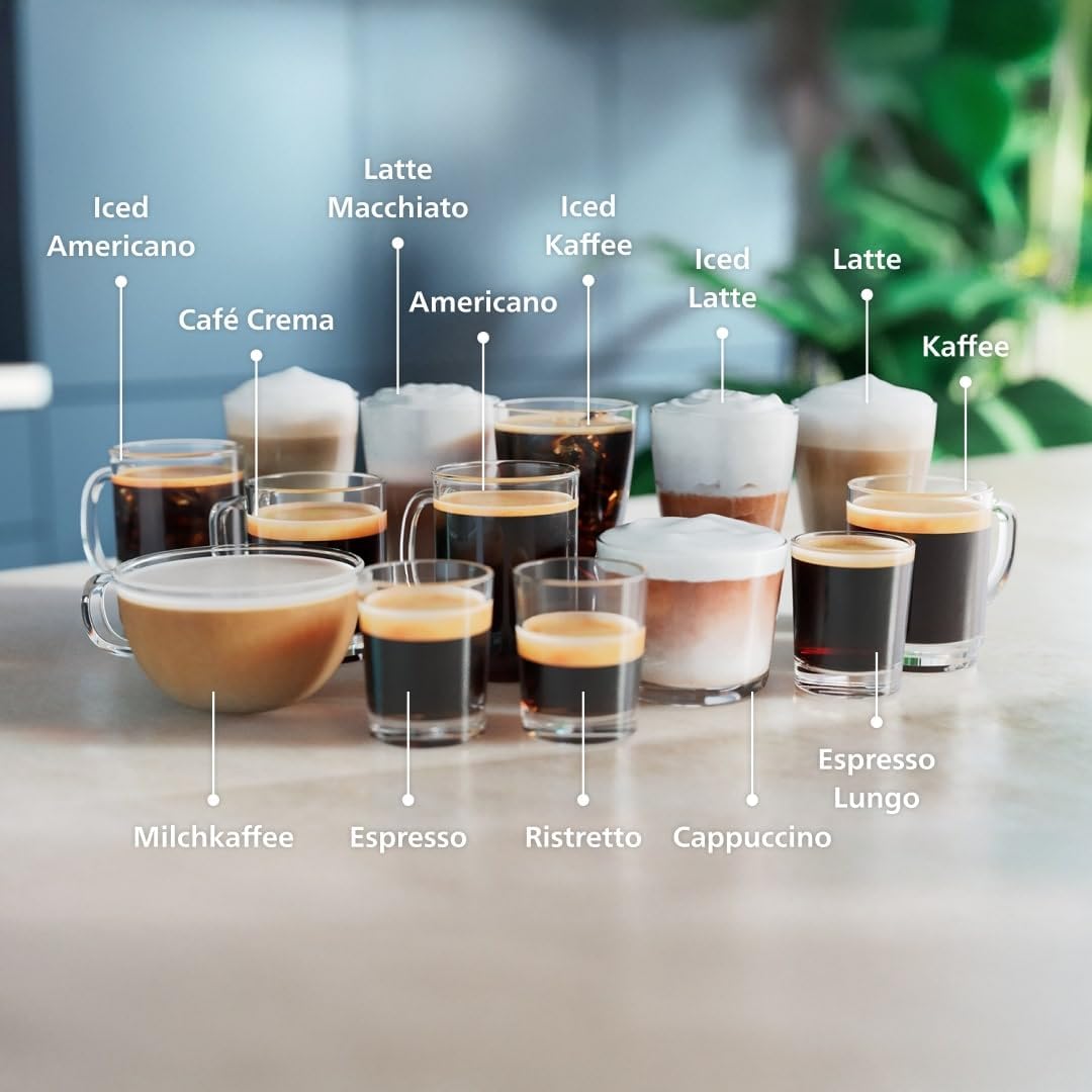 Kaffeevollautomat – LatteGo Milchsystem, 20 heiße & kalte Spezialitäten