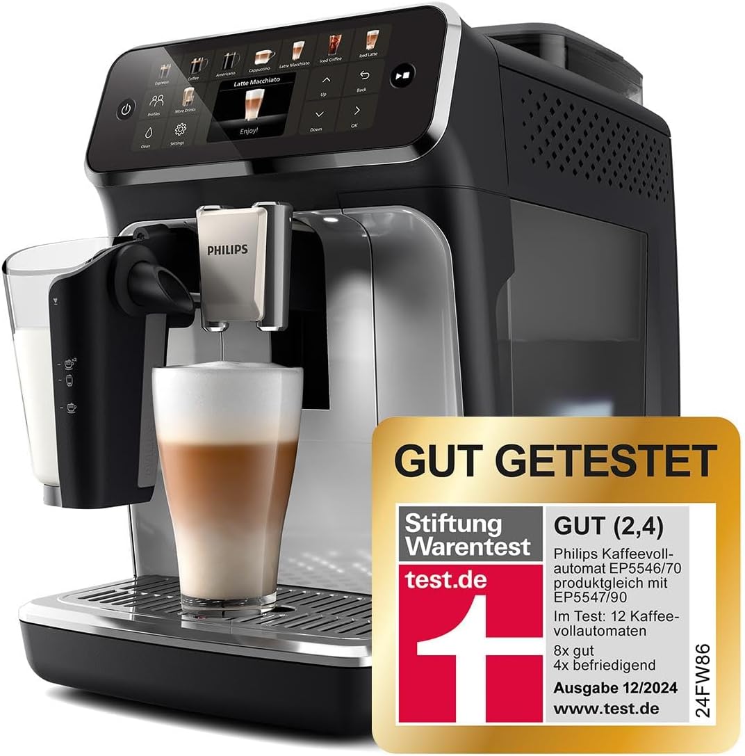 Kaffeevollautomat – LatteGo Milchsystem, 20 heiße & kalte Spezialitäten