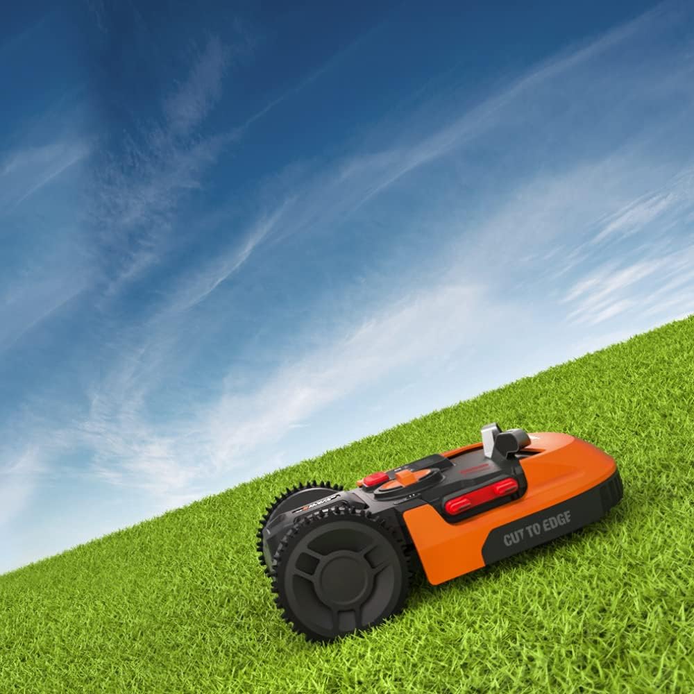 WORX Landroid PLUS WR147E.1 Mähroboter – Für Gärten bis 1000 m², mit WLAN, Bluetooth und Schwimmendem Mähdeck