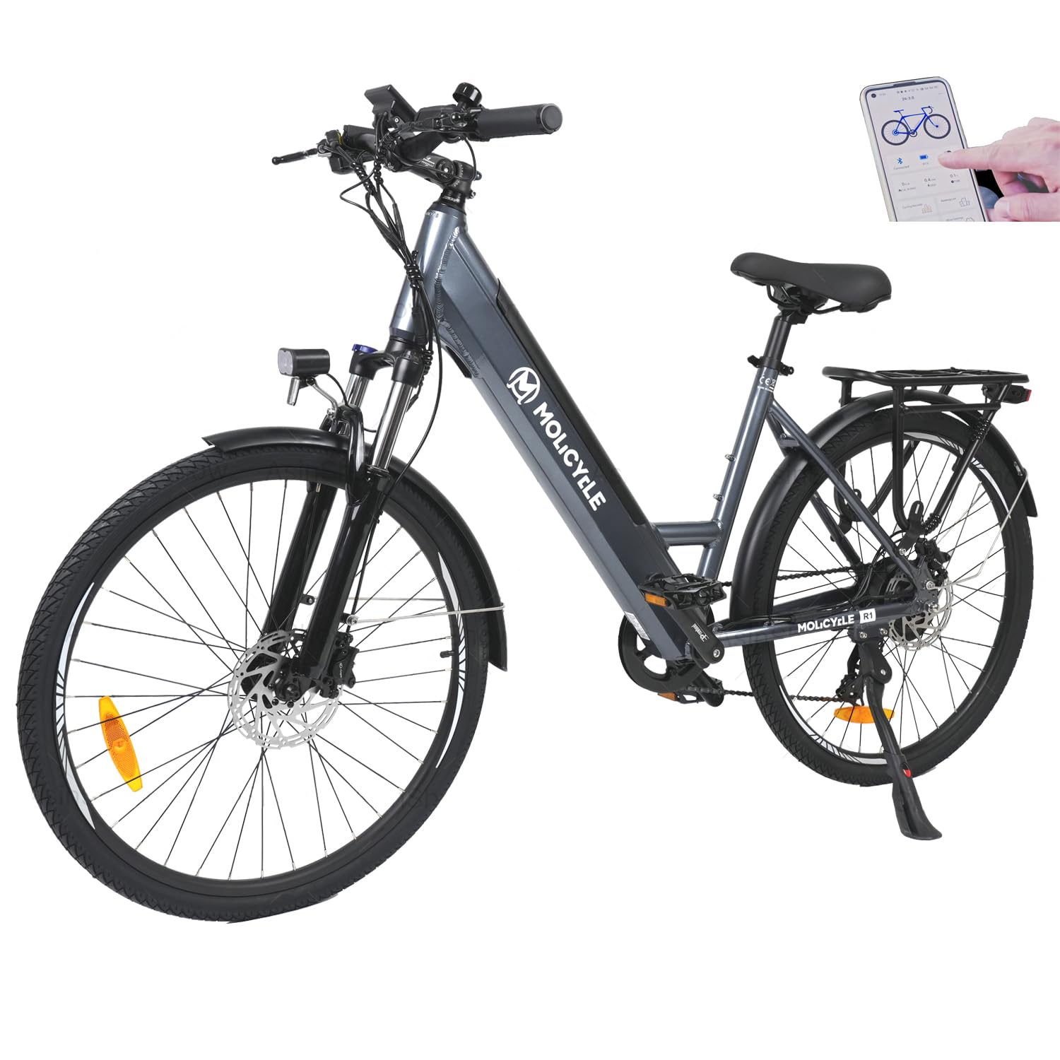 Molicycle R1 26" E-Bike Damen – 250W Motor, 14.5Ah Akku, 110 km Reichweite