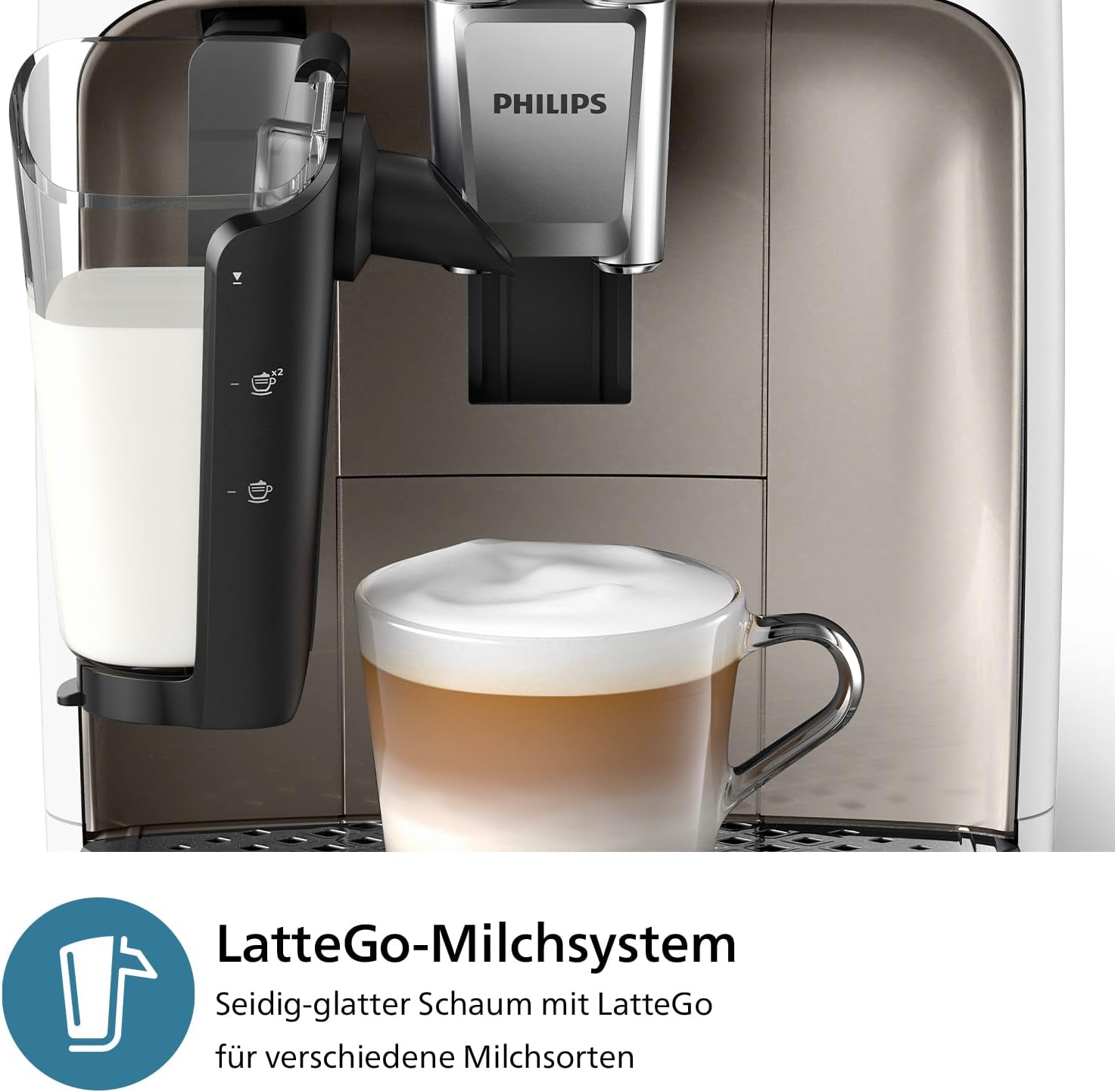 Vollautomatische Espressomaschine – 4 Getränke, Touchscreen