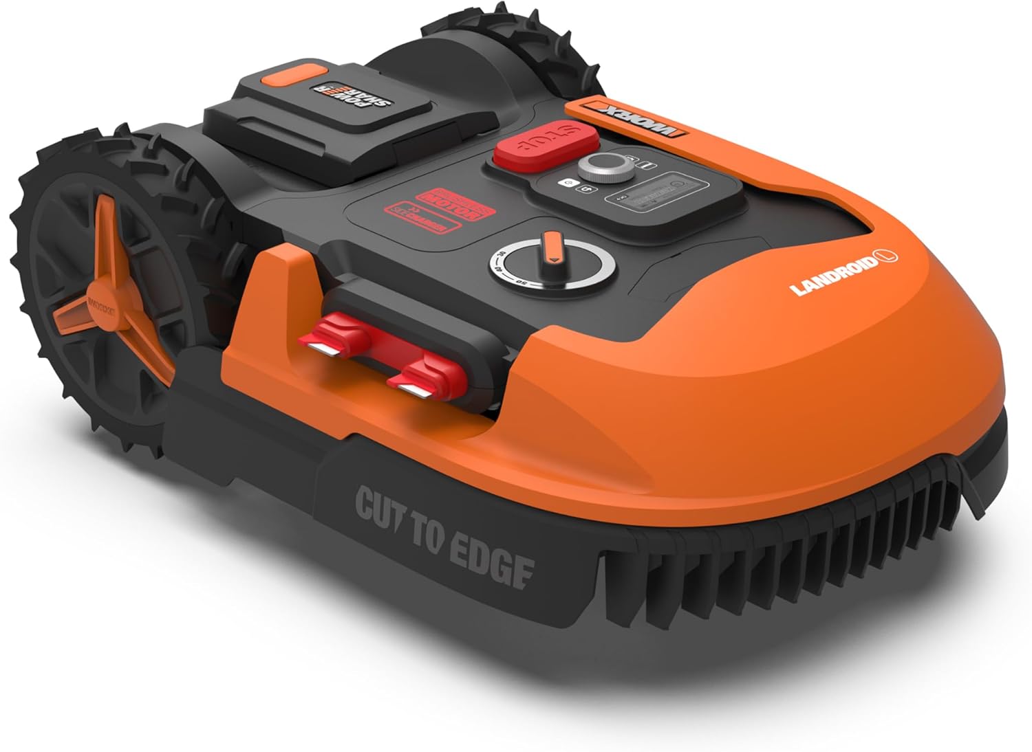 WORX Landroid PLUS WR147E.1 Mähroboter – Für Gärten bis 1000 m², mit WLAN, Bluetooth und Schwimmendem Mähdeck