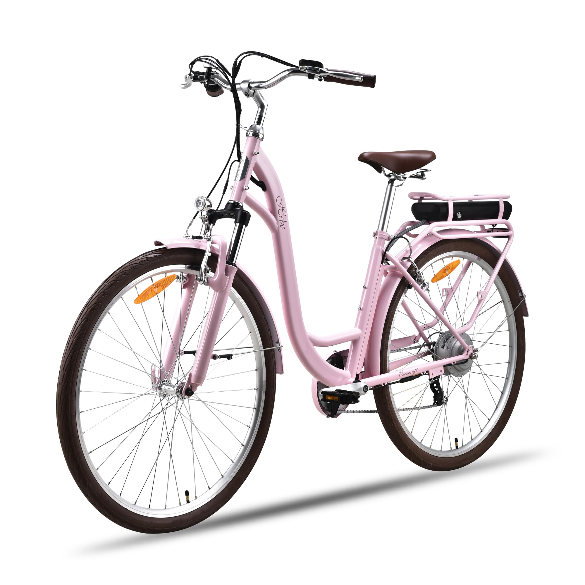 VecoCraft HEBE 28" E-Bike – 250W Motor, 7-Gang, Citybike für Damen & Herren