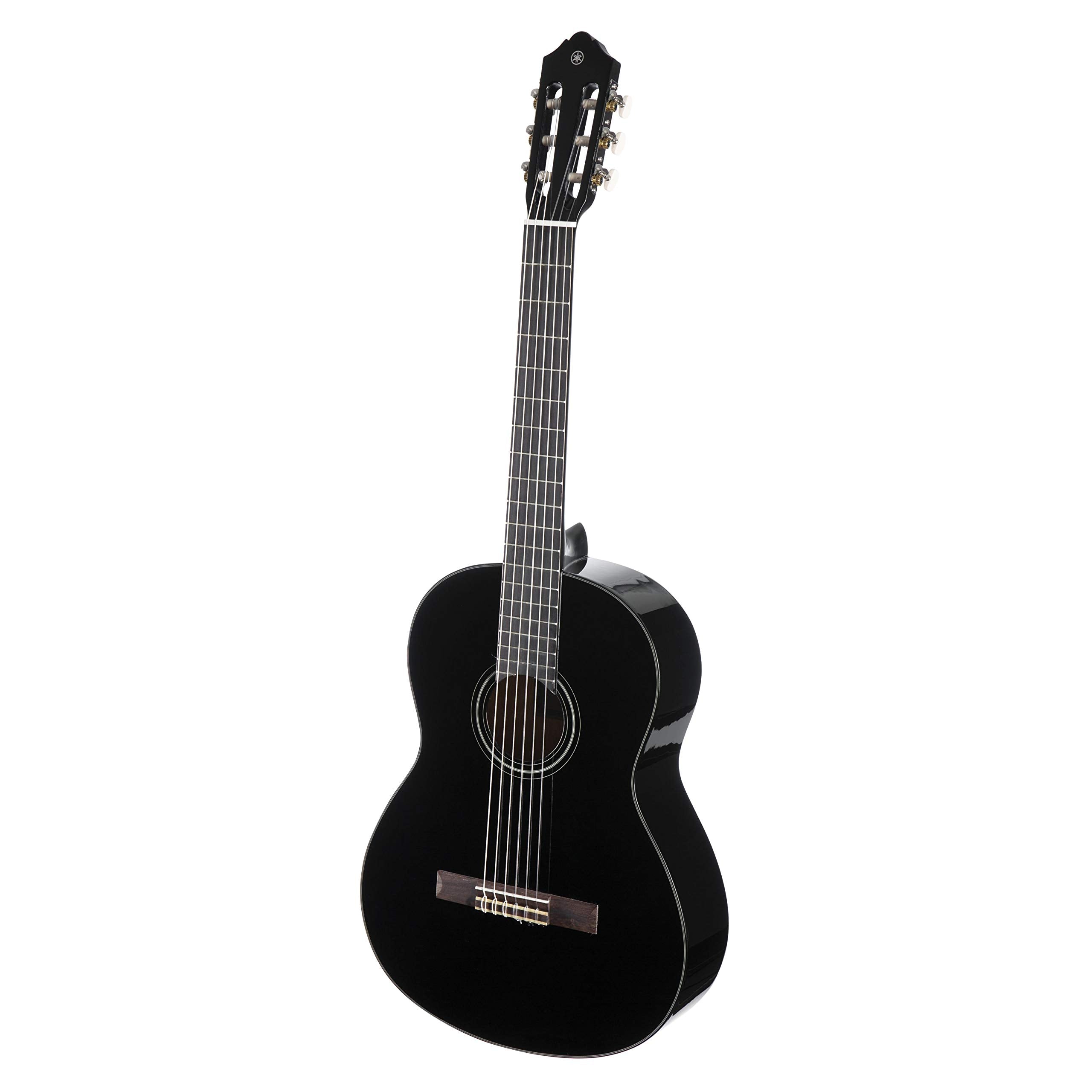 Akustikgitarre 4/4 – Hochwertige Gitarre für Einsteiger in edlem Design, Schwarz