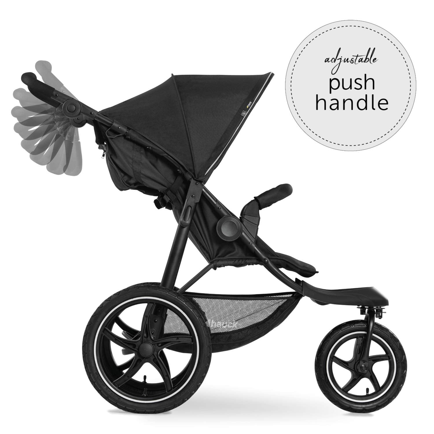 Sportlicher Dreirad-Kinderwagen – Geländegängiger Buggy mit XL-Lufträdern, Liegefunktion & großem Stauraum
