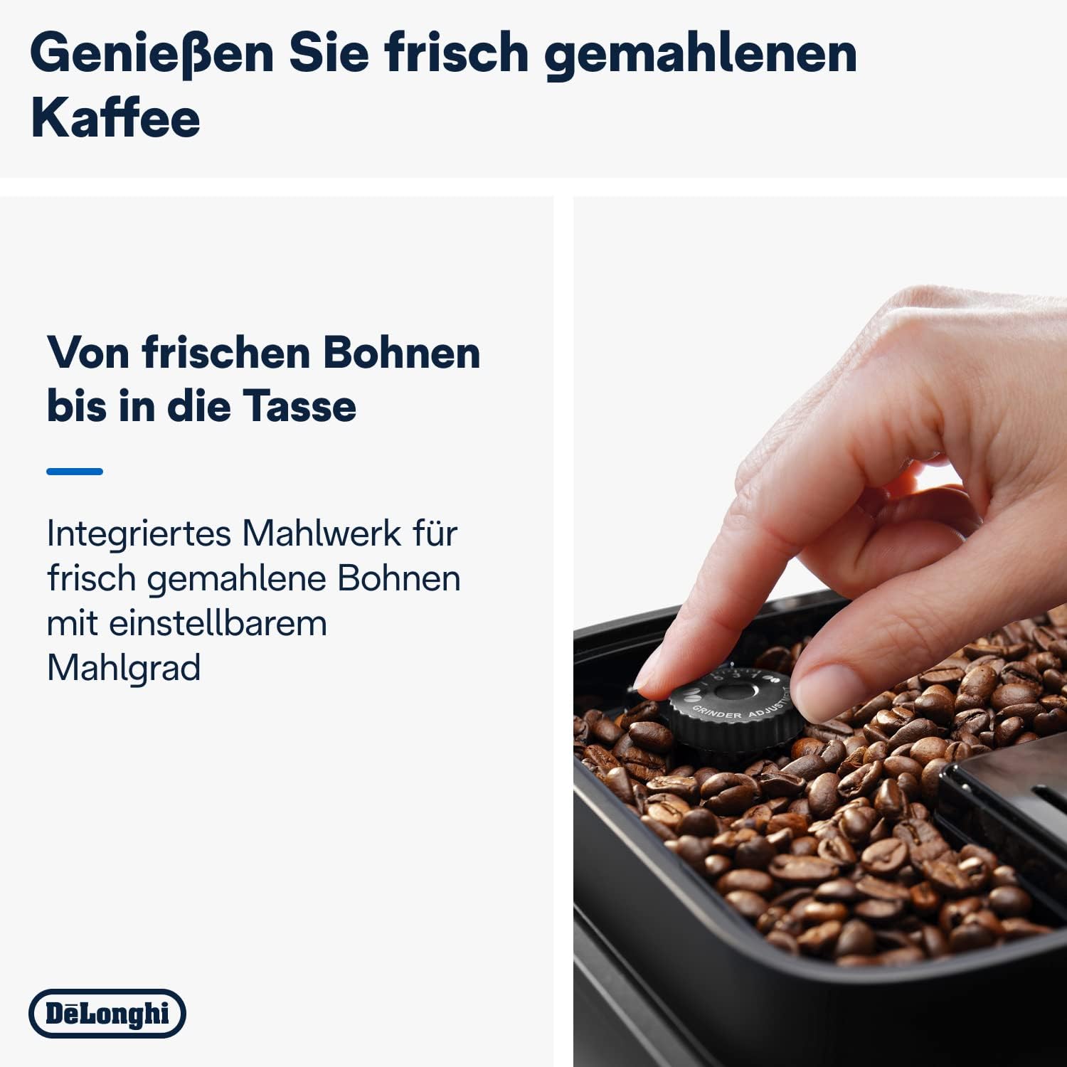 Kaffeevollautomat – LatteCrema Milchsystem, 7 Direktwahltasten