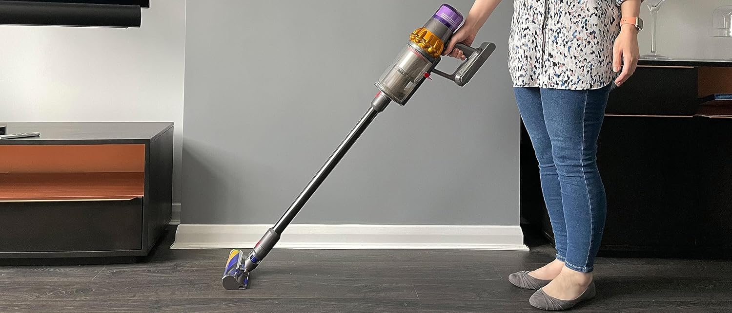 Dyson V15 Detect Absolute – Akkustaubsauger, Silber